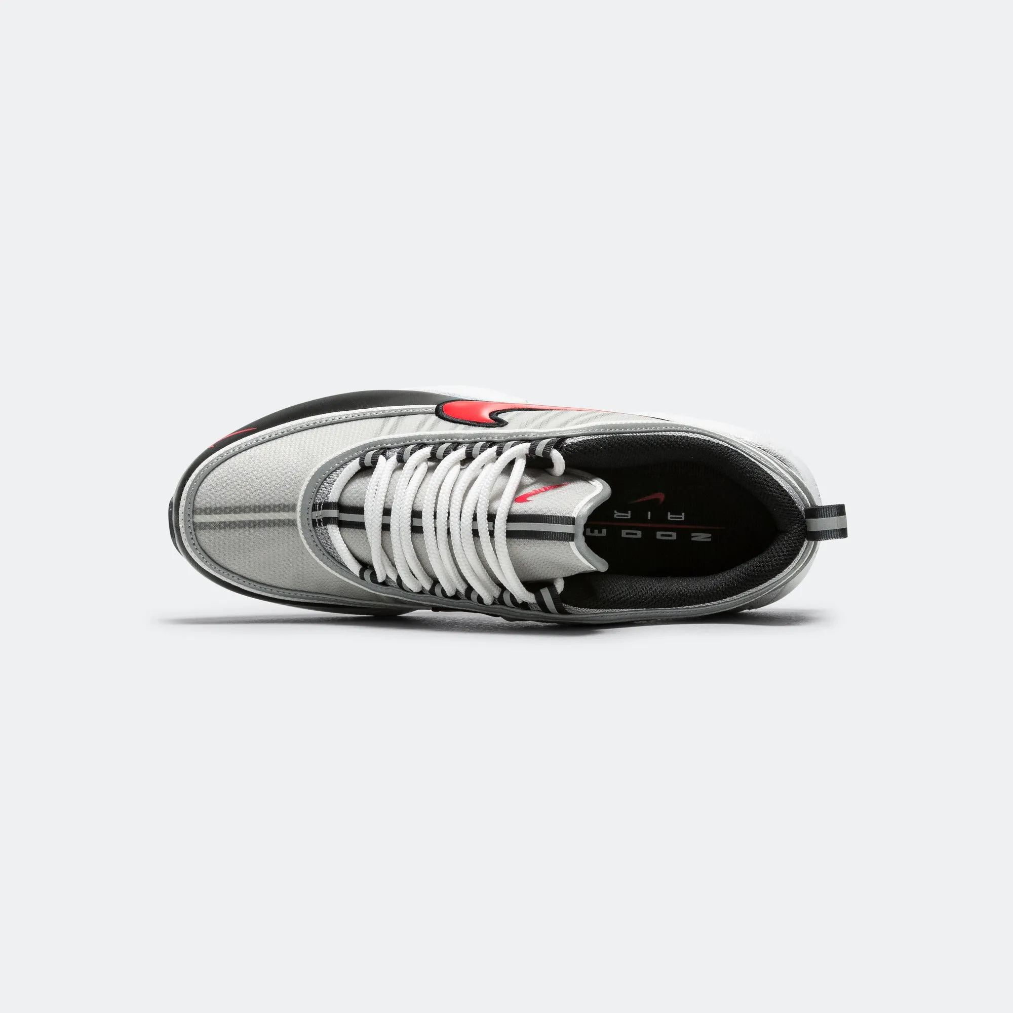 Air Zoom Spiridon - Metallic Silver/Sport Red-Black-White
