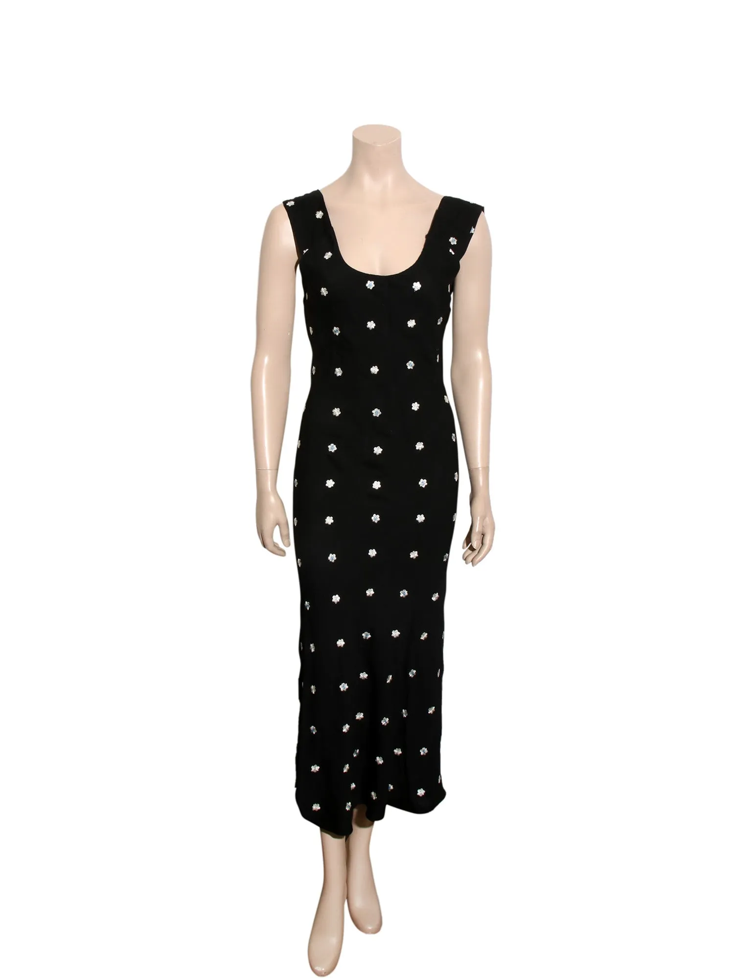 Diletta Dress Floral Embroidered