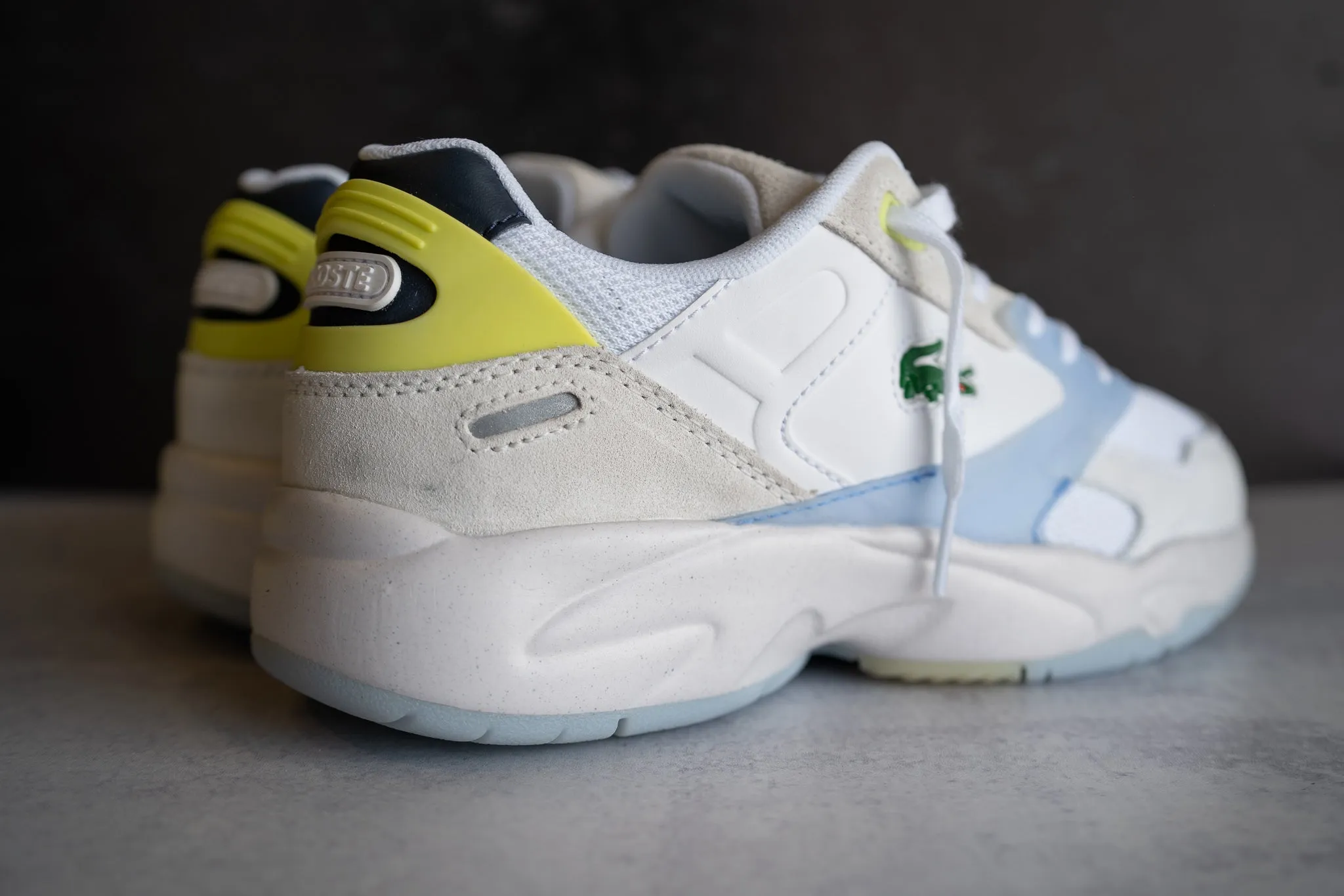 Lacoste Storm 96 LO (White/Lt Blue)